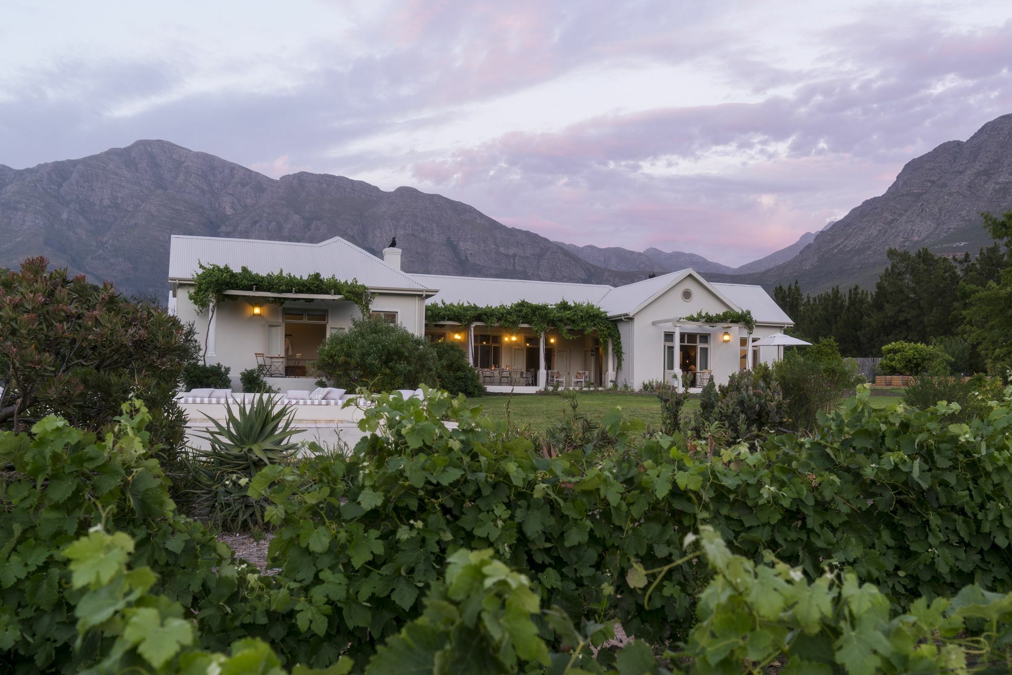 Cape Vue Country House Hotel Franschhoek Exterior photo